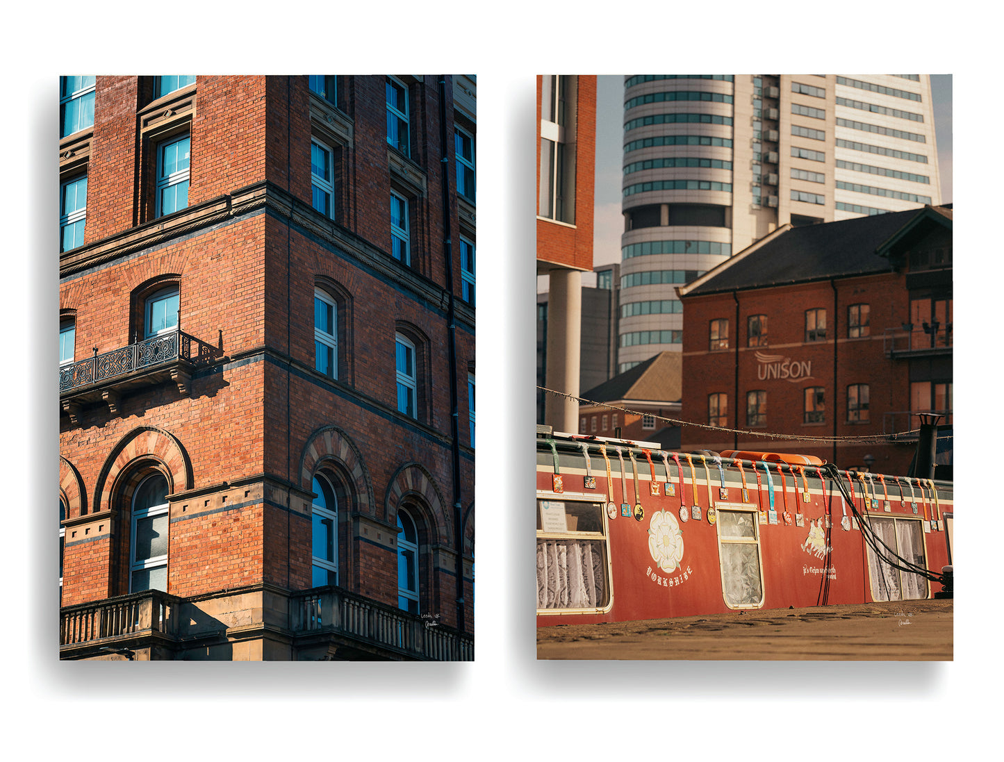 LEEDS SET OF 2 ARCHITECTURE PRINTS, Digital Download
