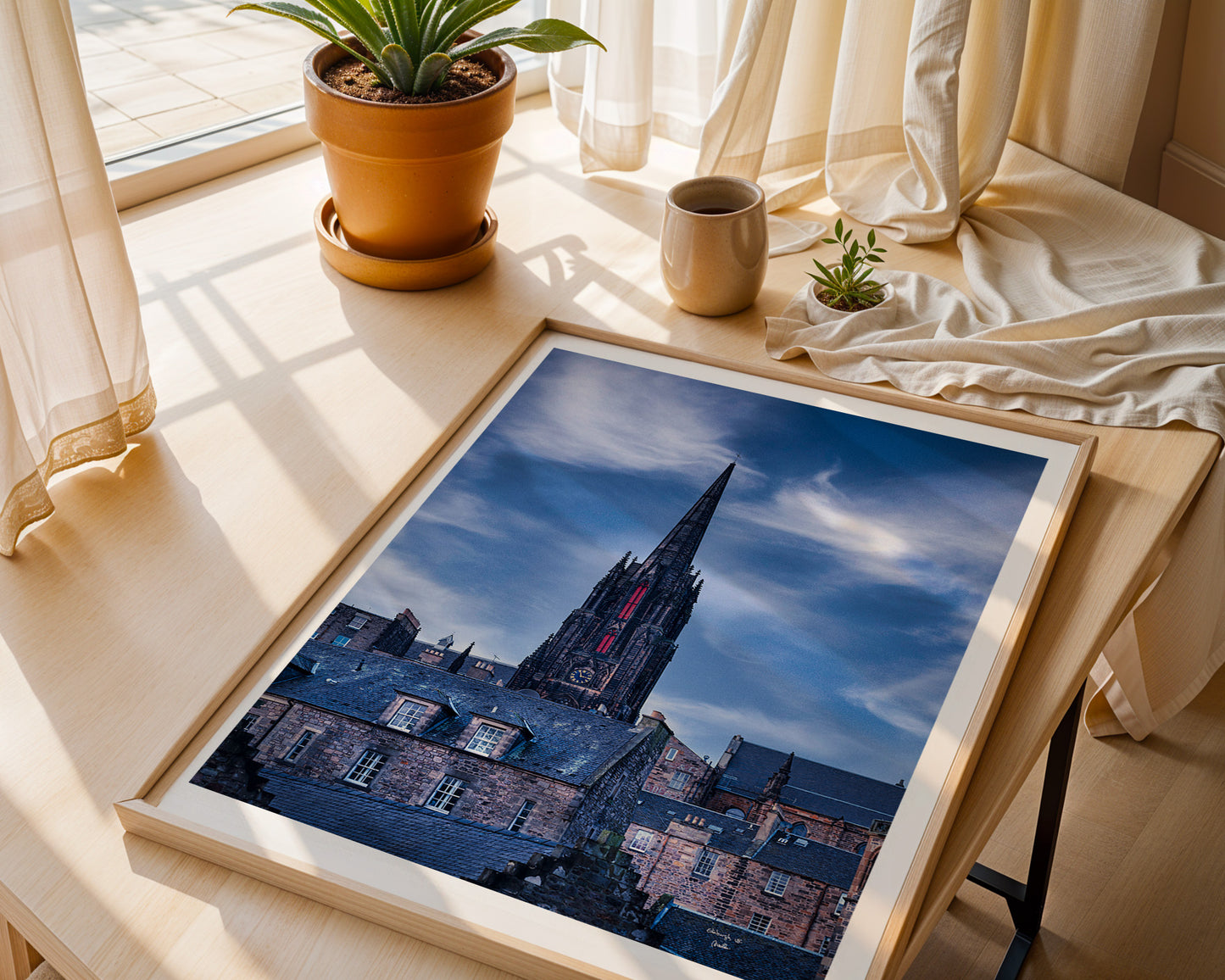 Edinburgh Gothic Architecture Photo, Digital Download