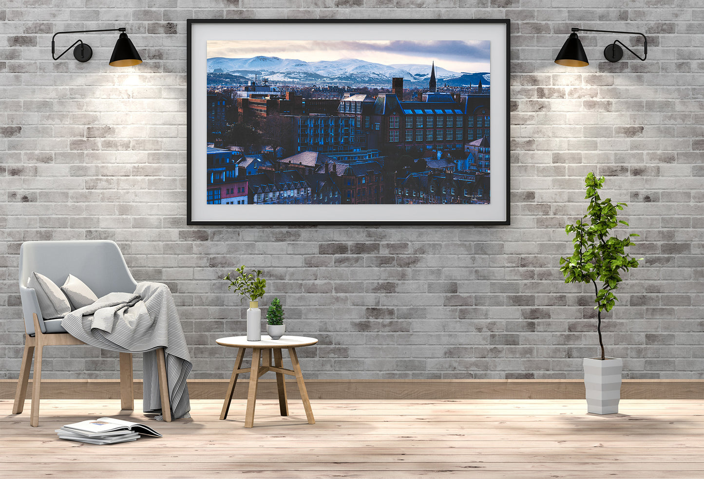 Edinburgh Landscape, Travel Posters, Digital Download