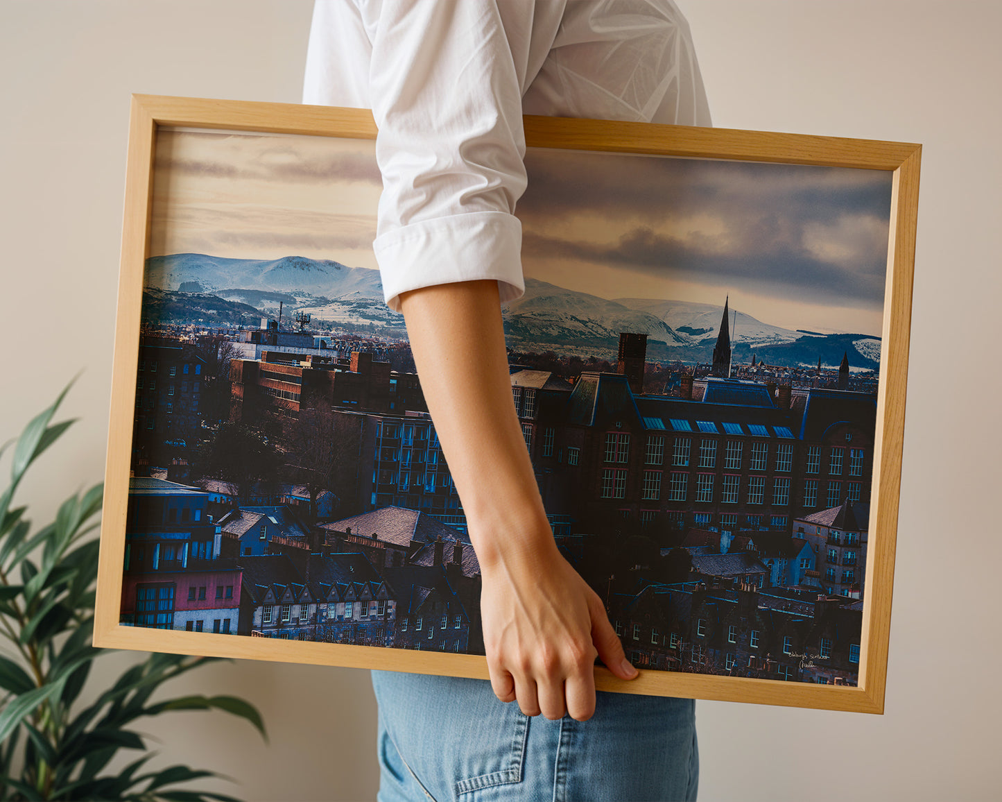 Edinburgh Landscape, Travel Posters, Digital Download