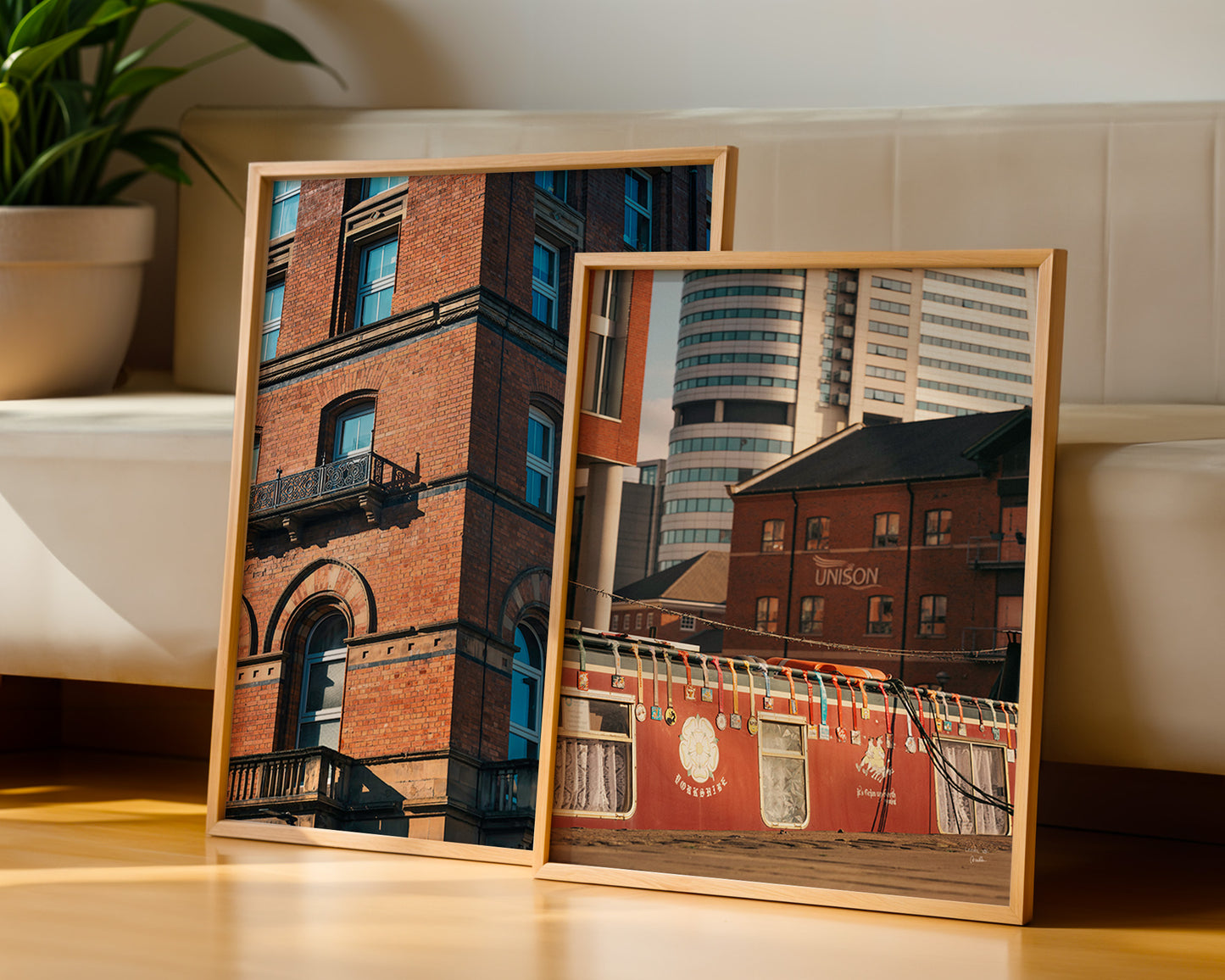 LEEDS SET OF 2 ARCHITECTURE PRINTS, Digital Download