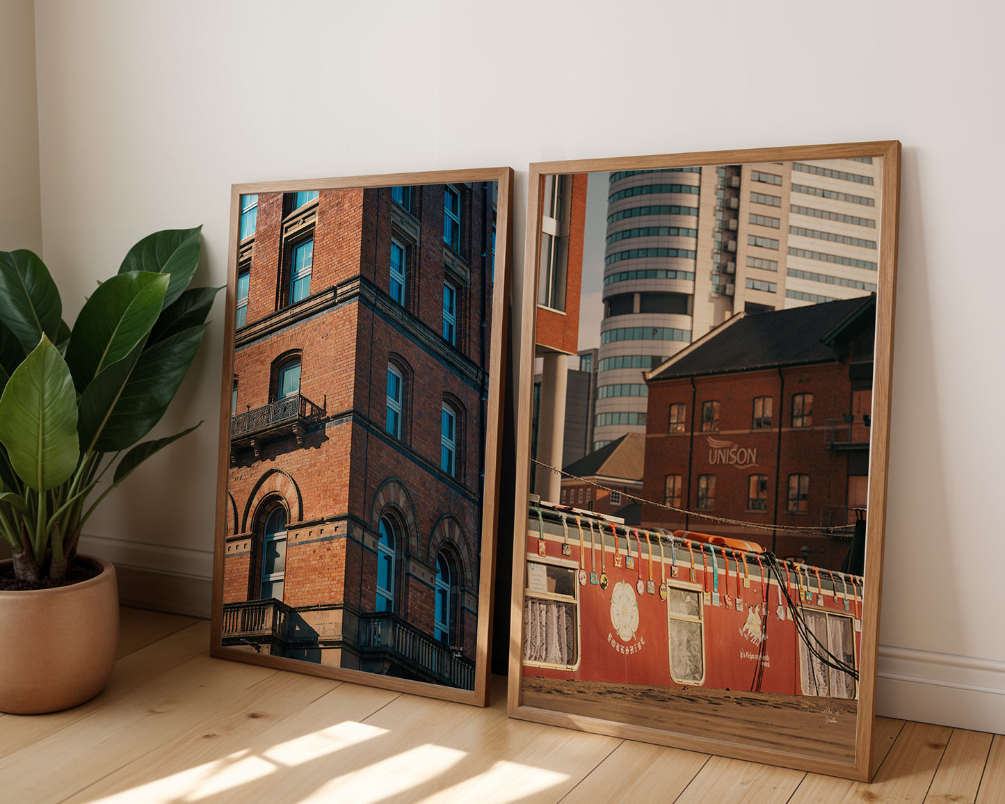 LEEDS SET OF 2 ARCHITECTURE PRINTS, Digital Download