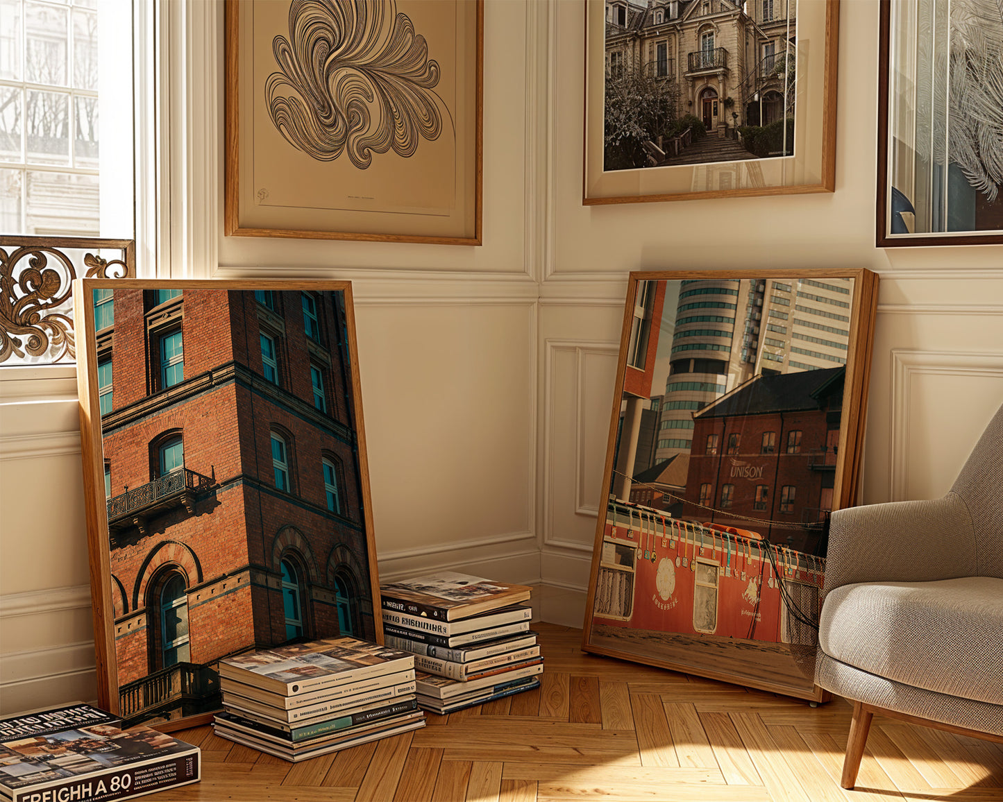 LEEDS SET OF 2 ARCHITECTURE PRINTS, Digital Download