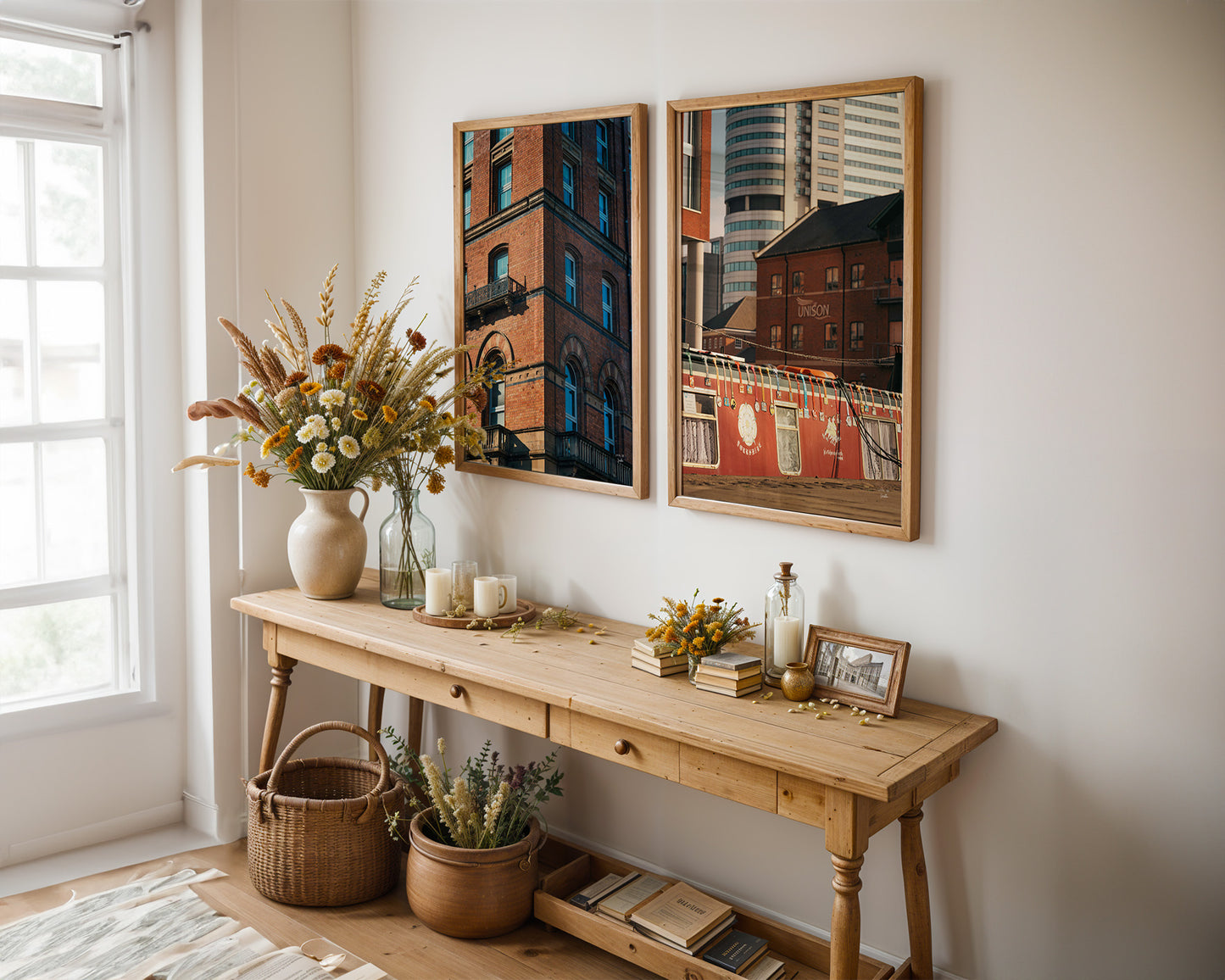LEEDS SET OF 2 ARCHITECTURE PRINTS, Digital Download