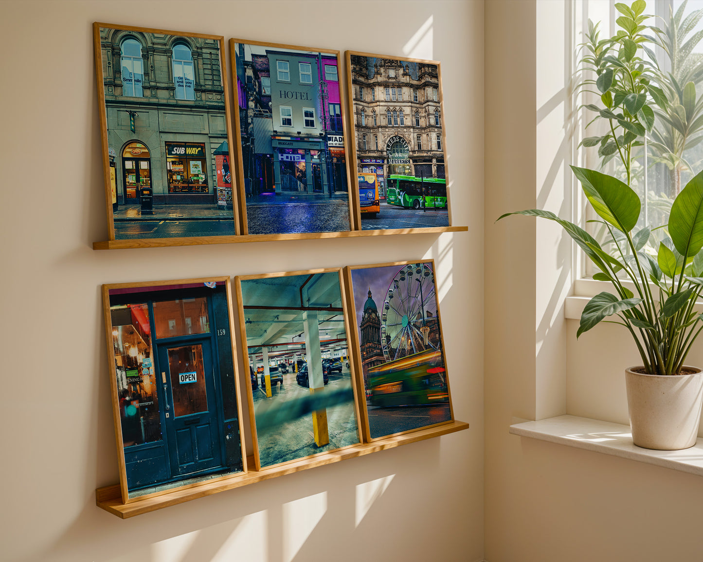 Leeds Print Set of Six, 35mm, Digital Download Art