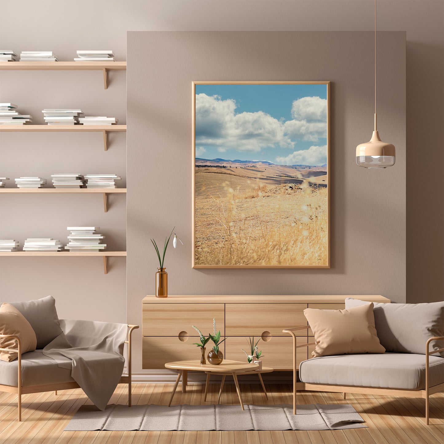Sicilian Summer, Landscape Wall Art, Digital Download