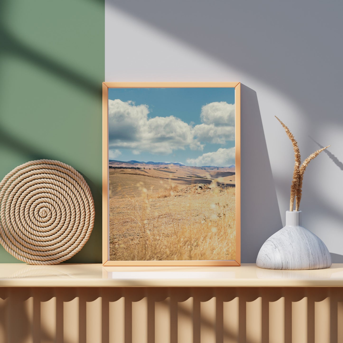Sicilian Summer, Landscape Wall Art, Digital Download