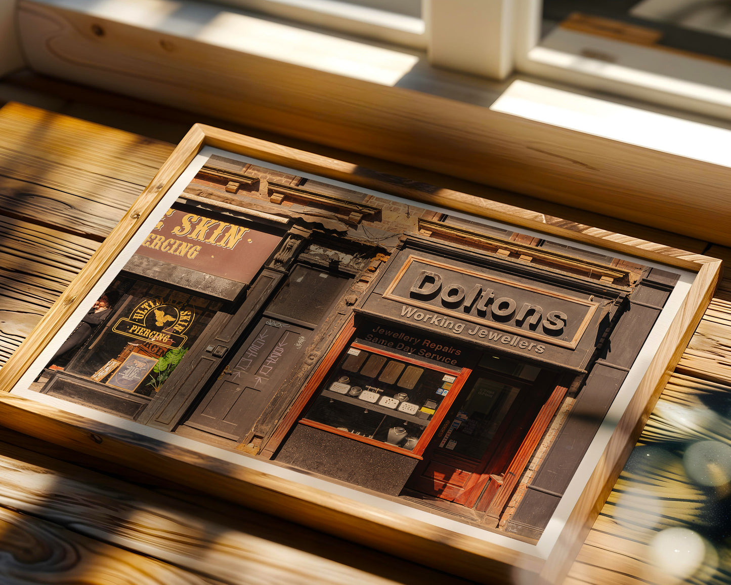 Vintage Jewellery Store Window, Leeds Street Photography, Digital Download