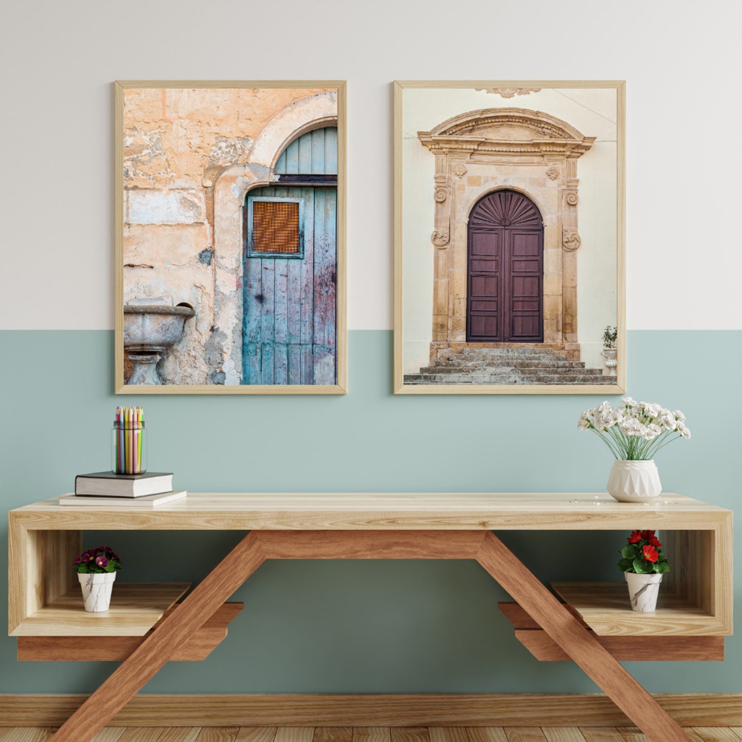 Italy Set of 2, Mediterranean Wall Art, Digital Download