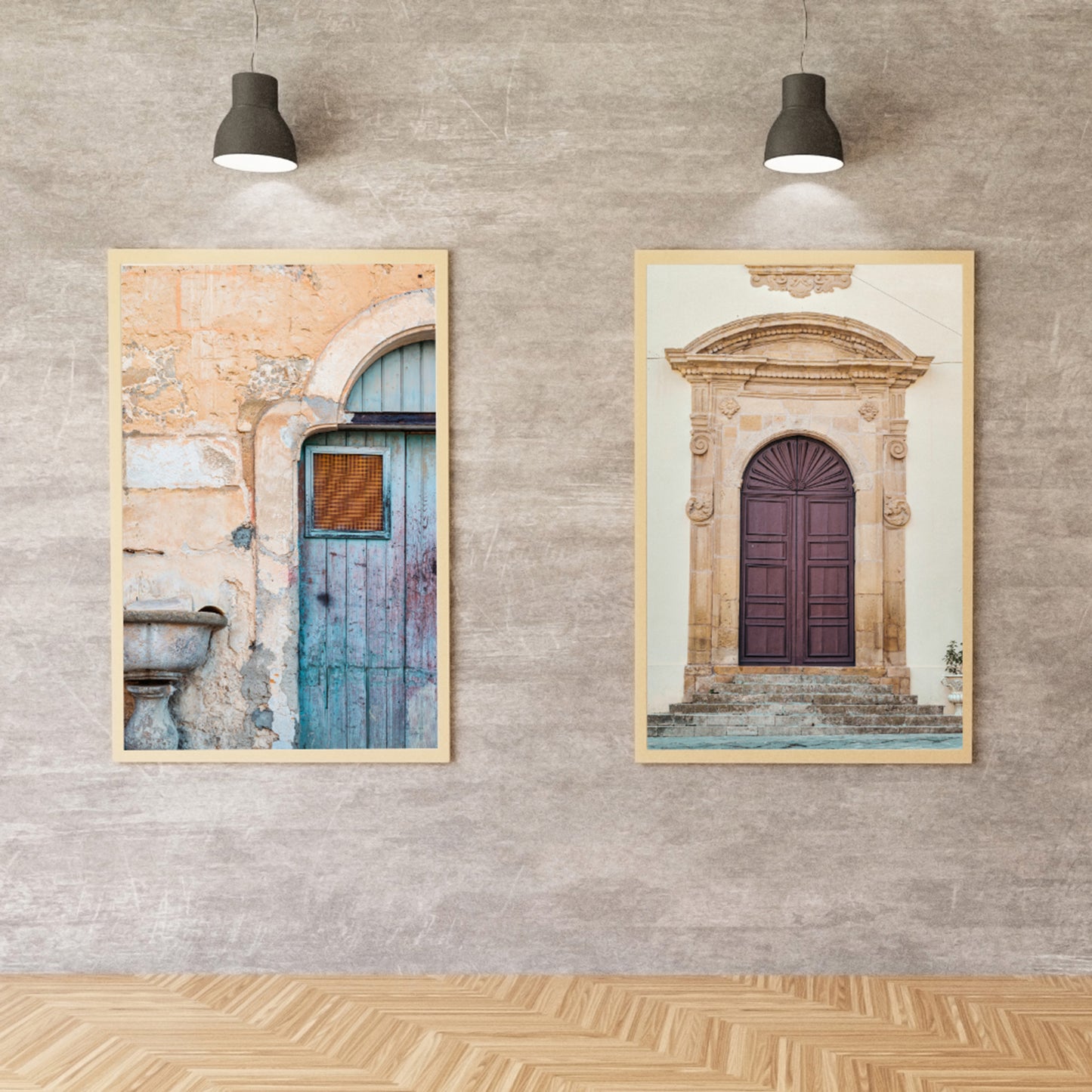 Italy Set of 2, Mediterranean Wall Art, Digital Download