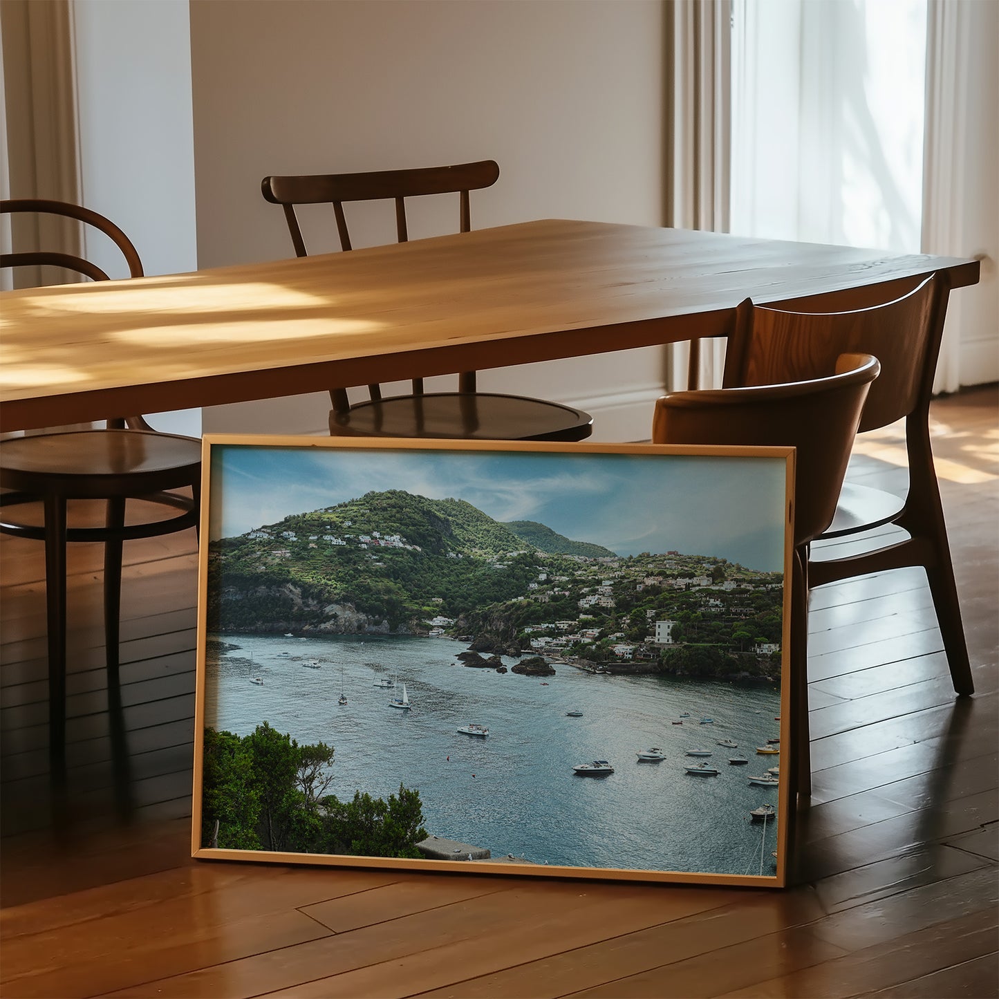 Ischia, Digital Download, 35mm Film, Sea & Mountain View