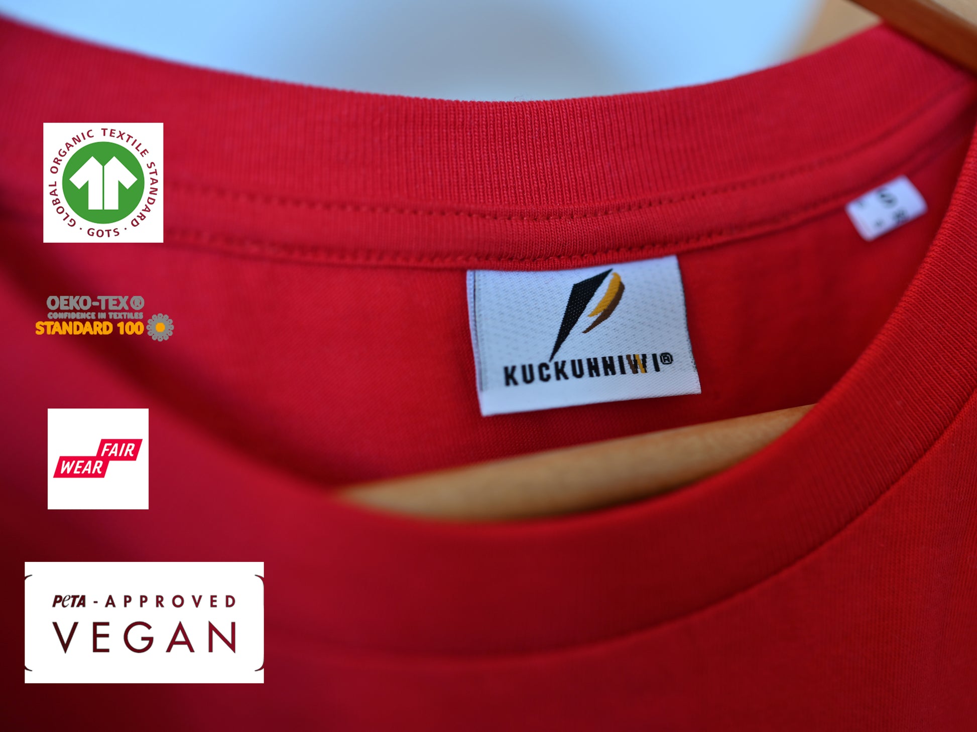 kuckunniwi branded lable inside t-shirt neckniwi branded lable inside hoodie neck