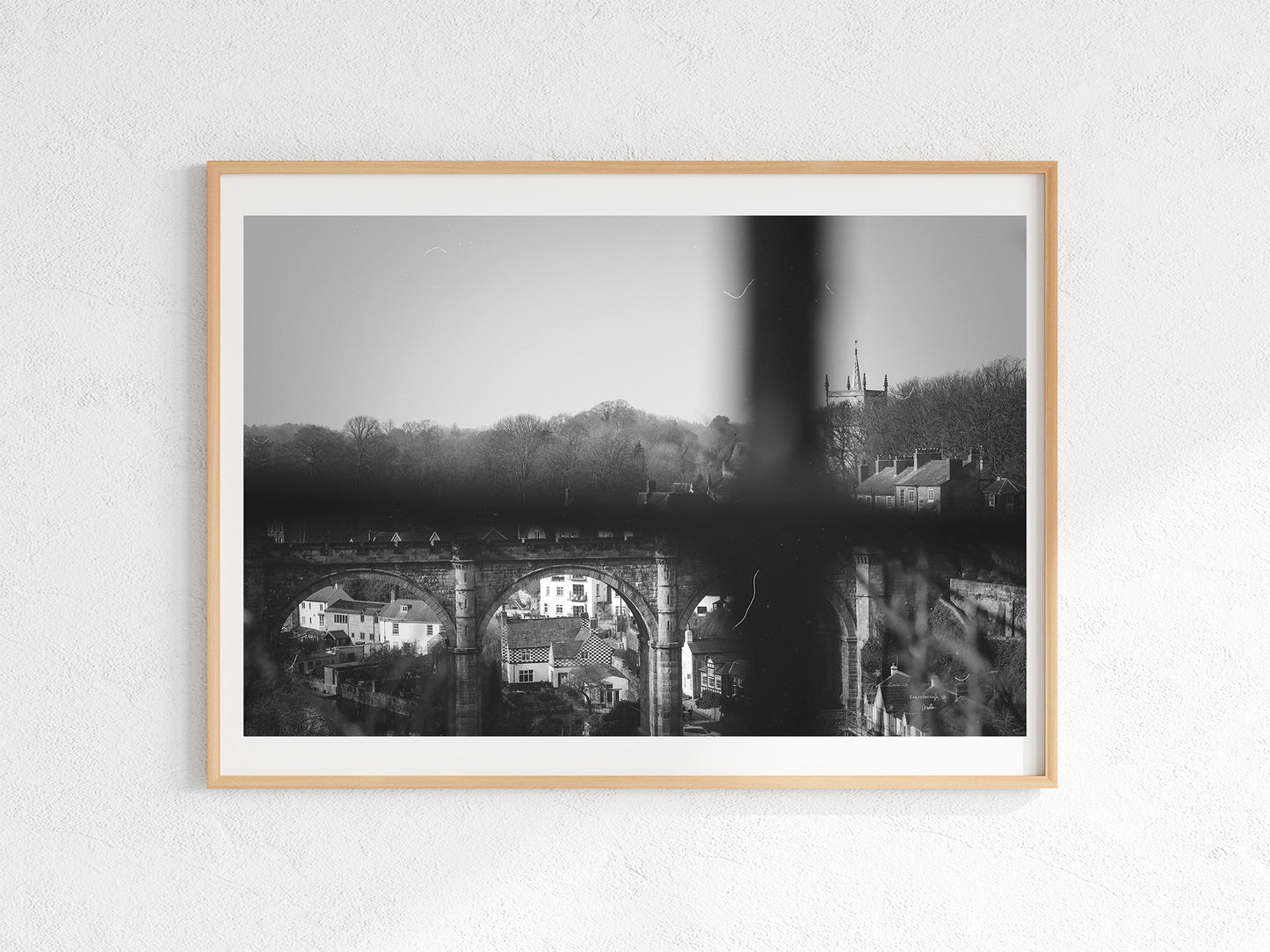 Knaresborough Wall Art, Print B&W Photograph, Digital Photography