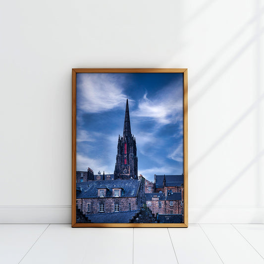 Edinburgh Gothic Architecture Photo, Digital Download