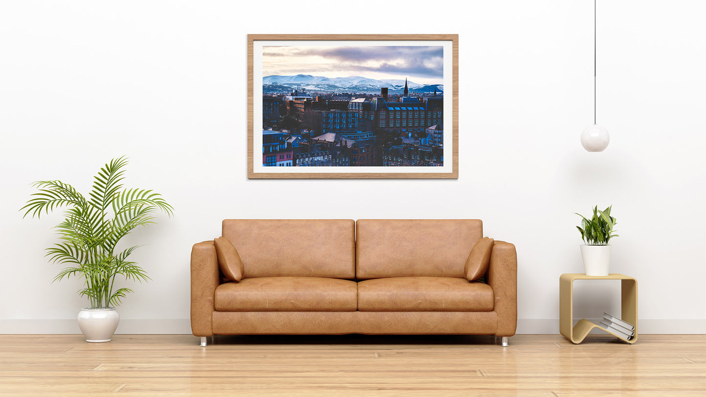 Edinburgh Landscape, Travel Posters, Digital Download