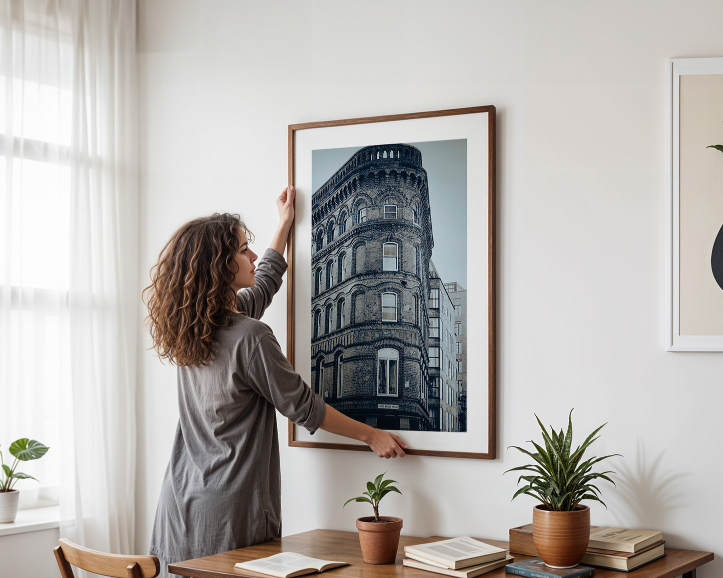 England  Wall Art, Leeds Black and White Photography, Digital Download