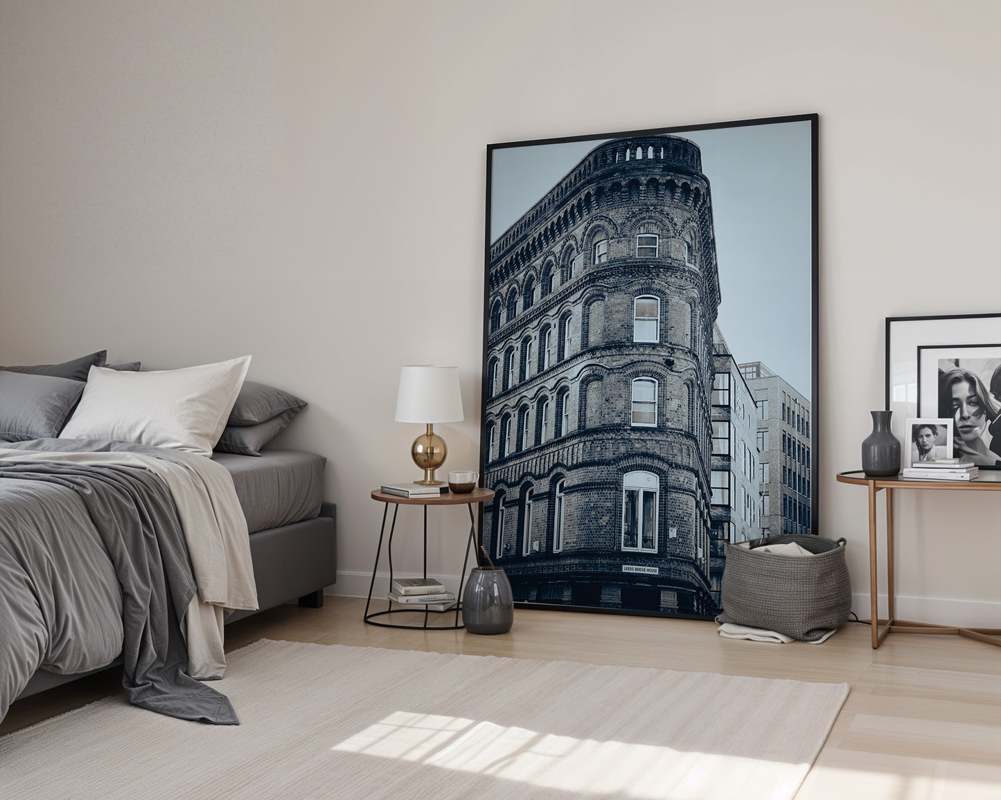 England  Wall Art, Leeds Black and White Photography, Digital Download