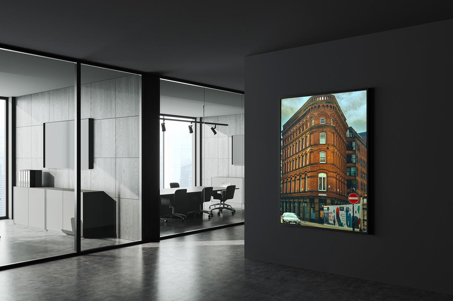 Printable Art Download,  Leeds Skyline Photo