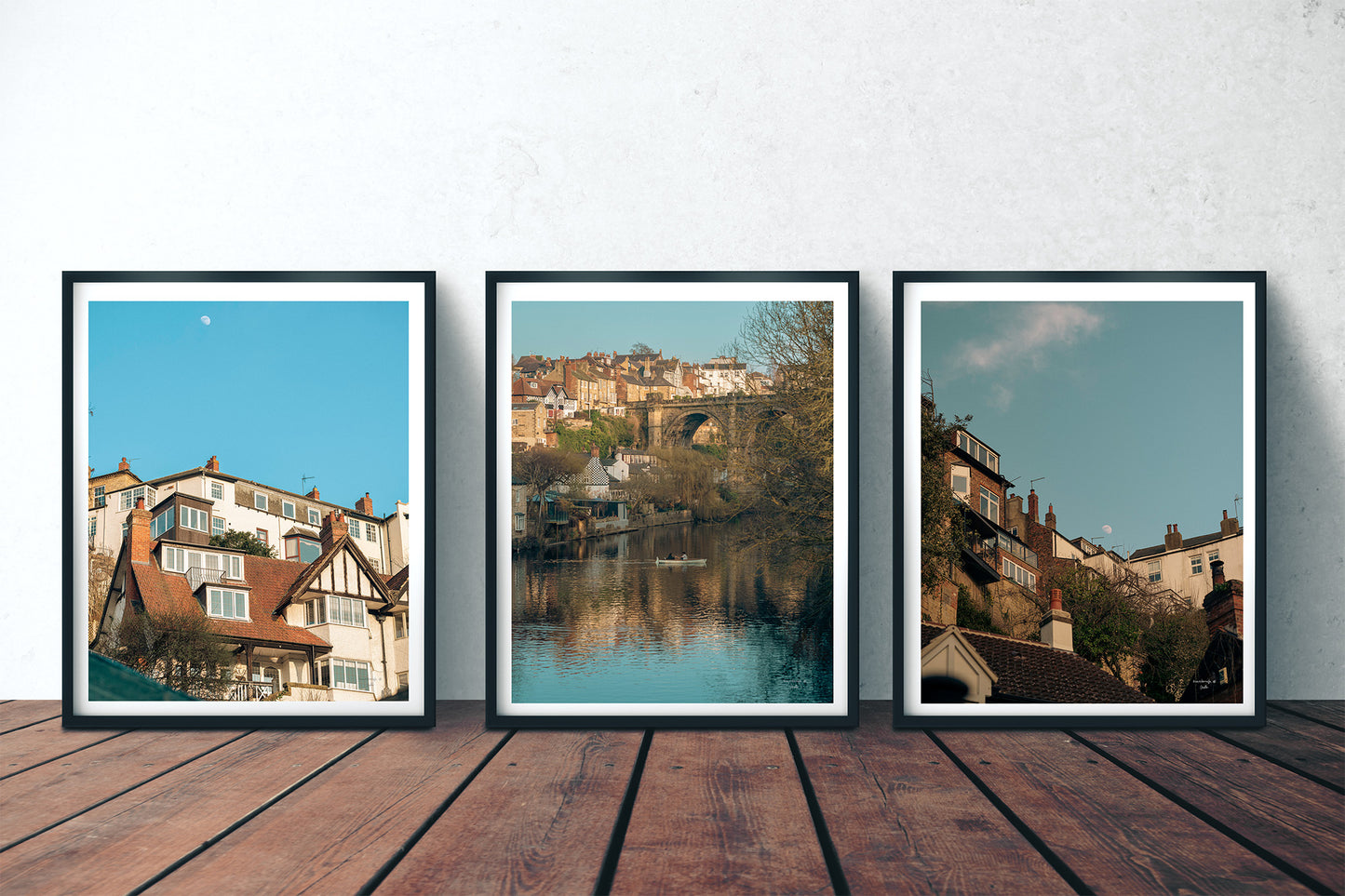 Set of 3 Digital Photo Downloads, Knaresborough, North Yorkshire