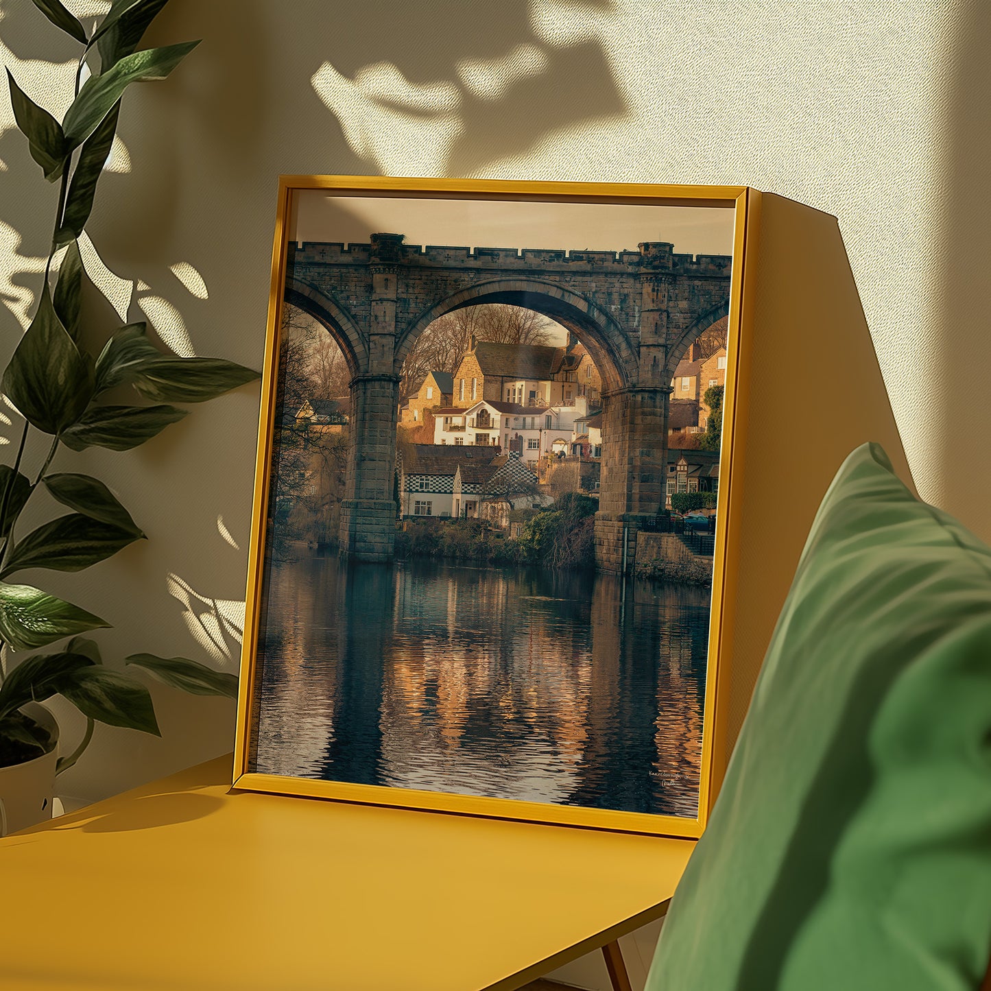 Knaresborough Bridge at Sunset, Digital Download