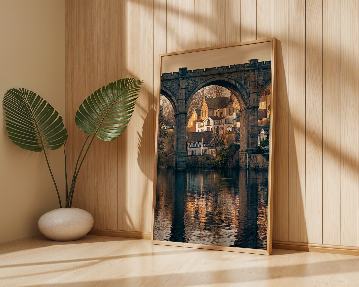 Knaresborough Bridge at Sunset, Digital Download