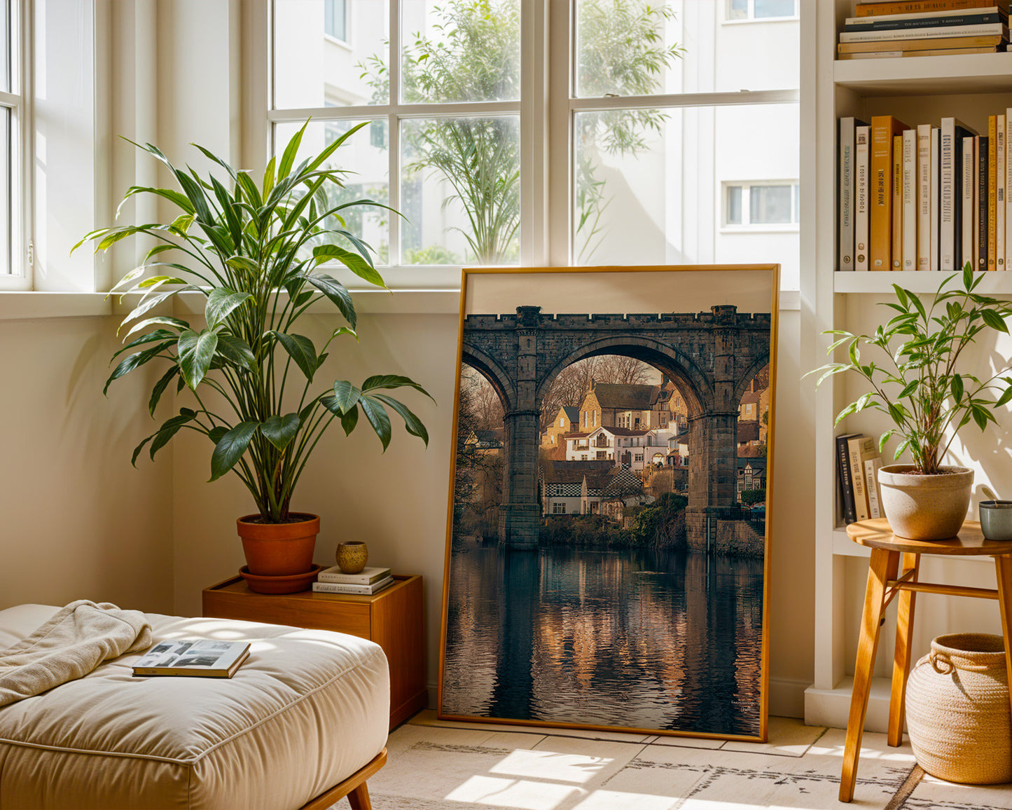Knaresborough Bridge at Sunset, Digital Download