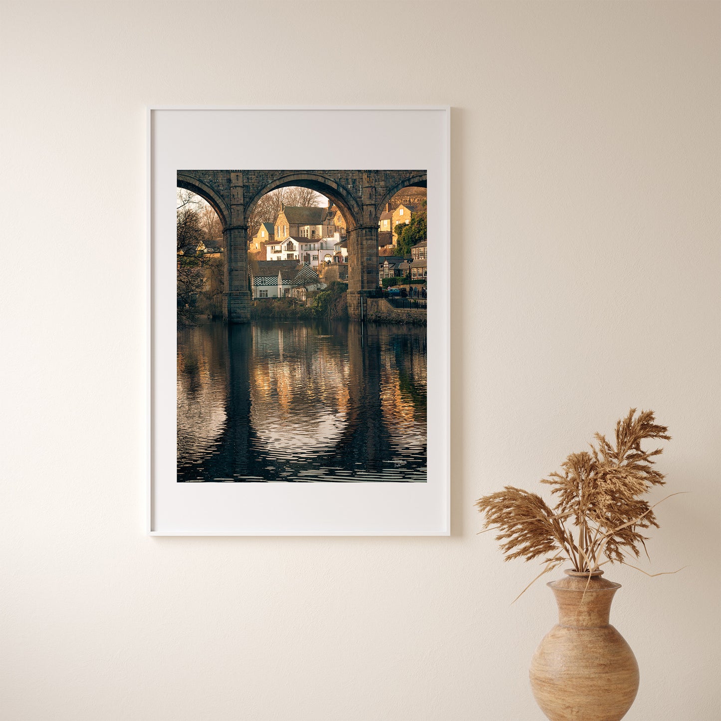 Knaresborough English Village Landscape, Digital Download