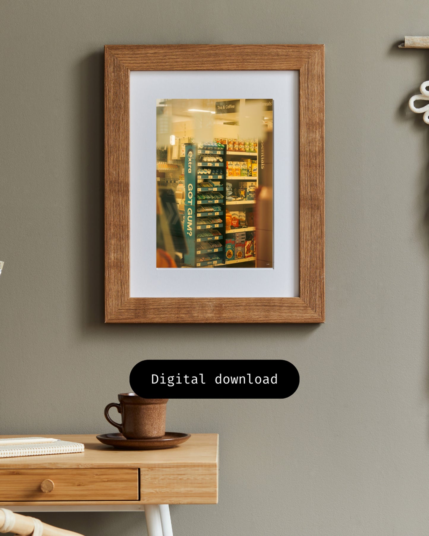Cinematic Street Photography, English Supermarket, Digital Download