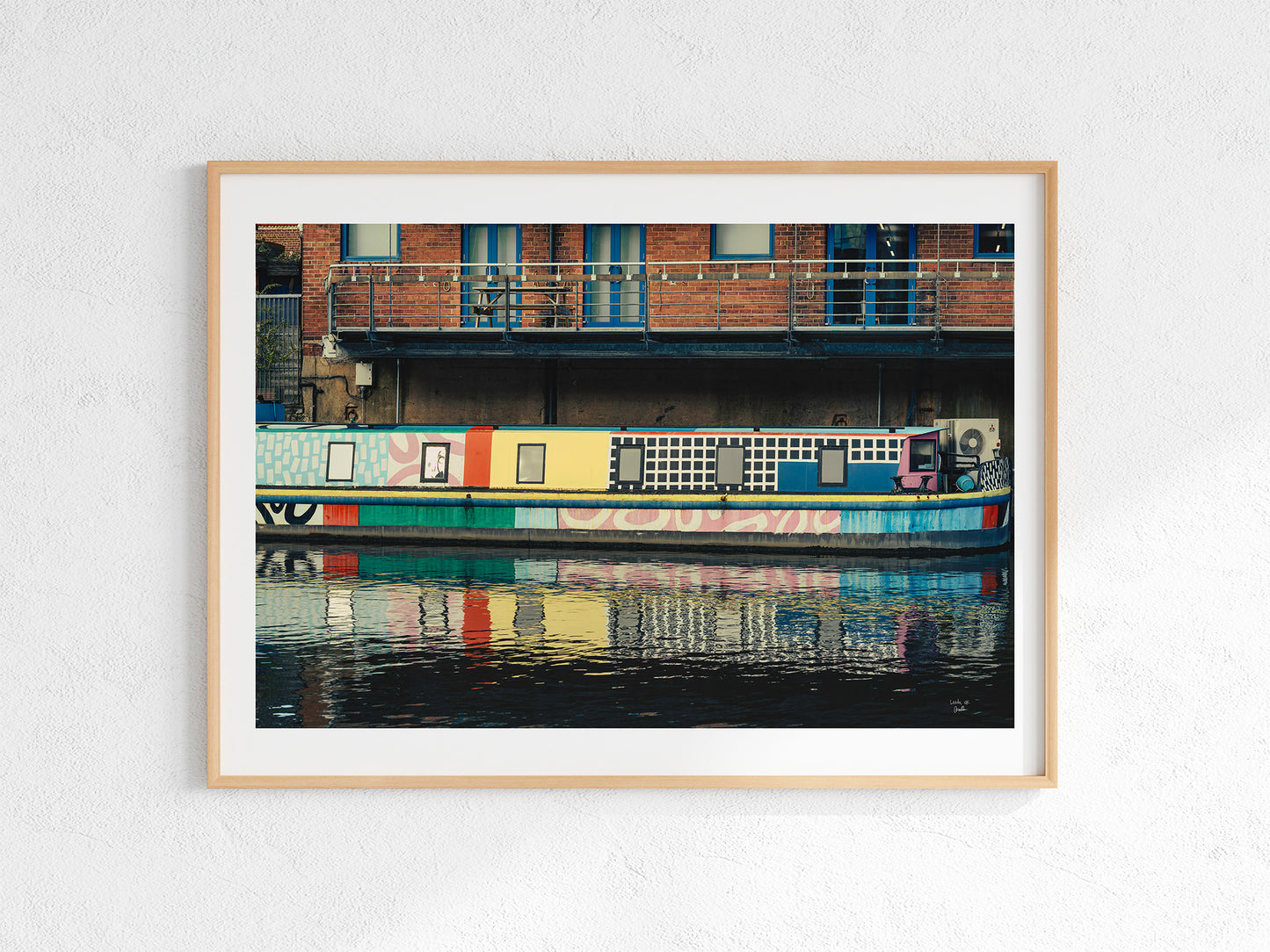 Live Aboard Narrowboat, Leeds Uk , Digital Photography
