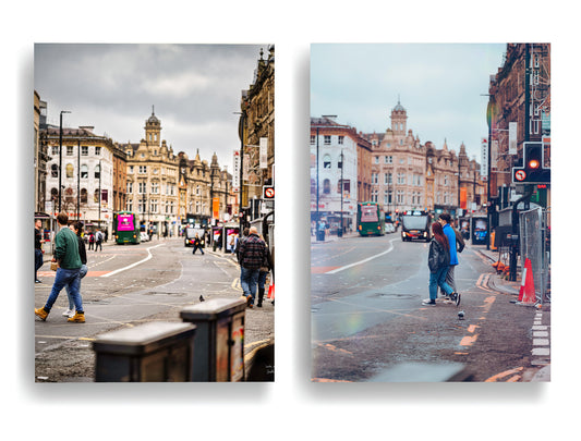 Leeds Boar Lane Street , Fine Art, Digital Download