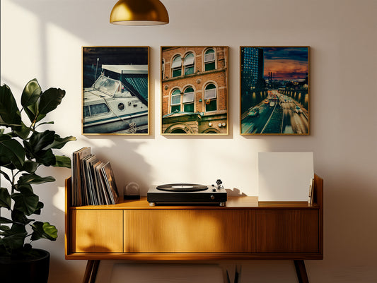 Leeds City Set of 3,  Wall Art Set,  , Downloadable Image