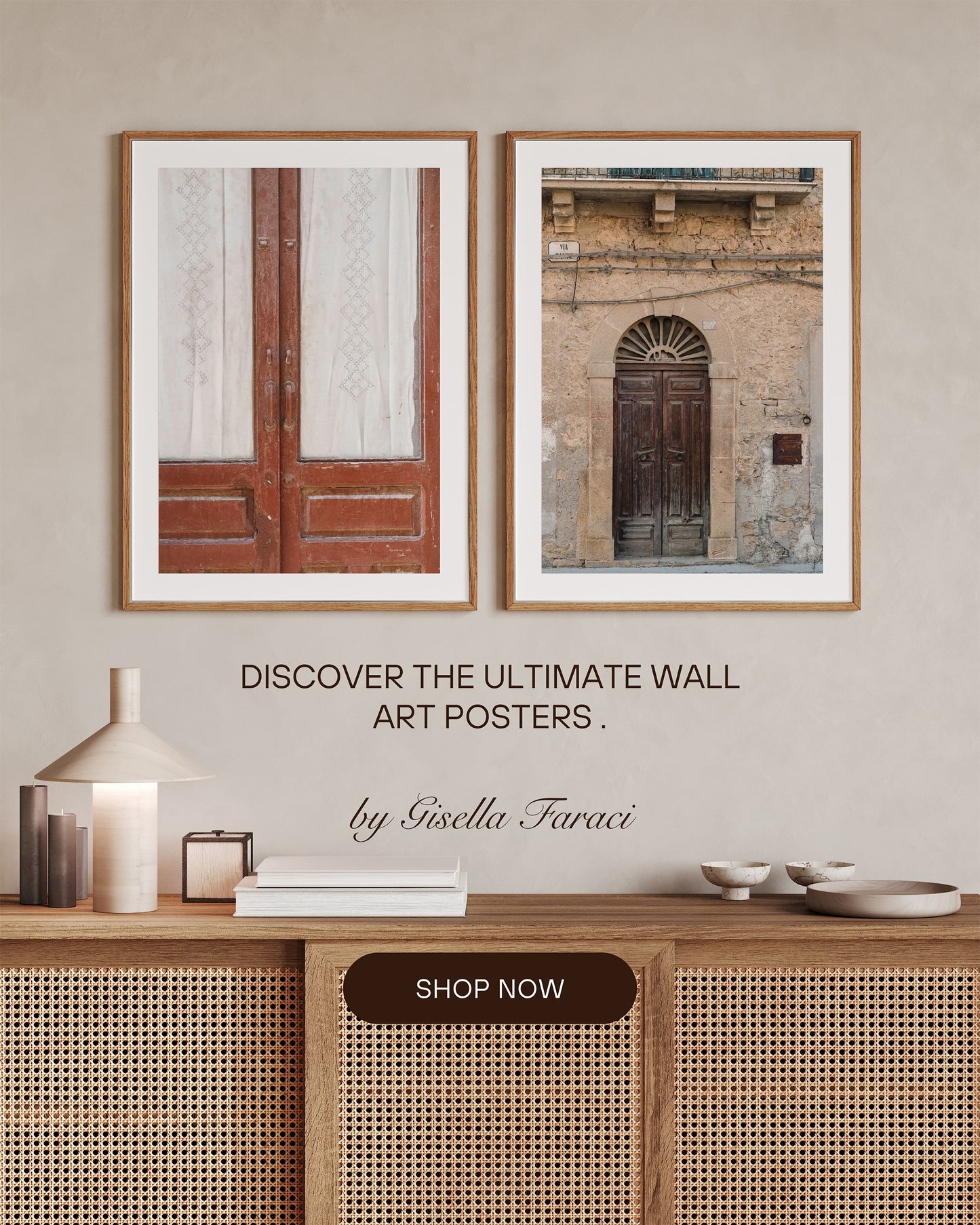 Ancient Doors of Sicily, Set of 2 Digital Download Photos