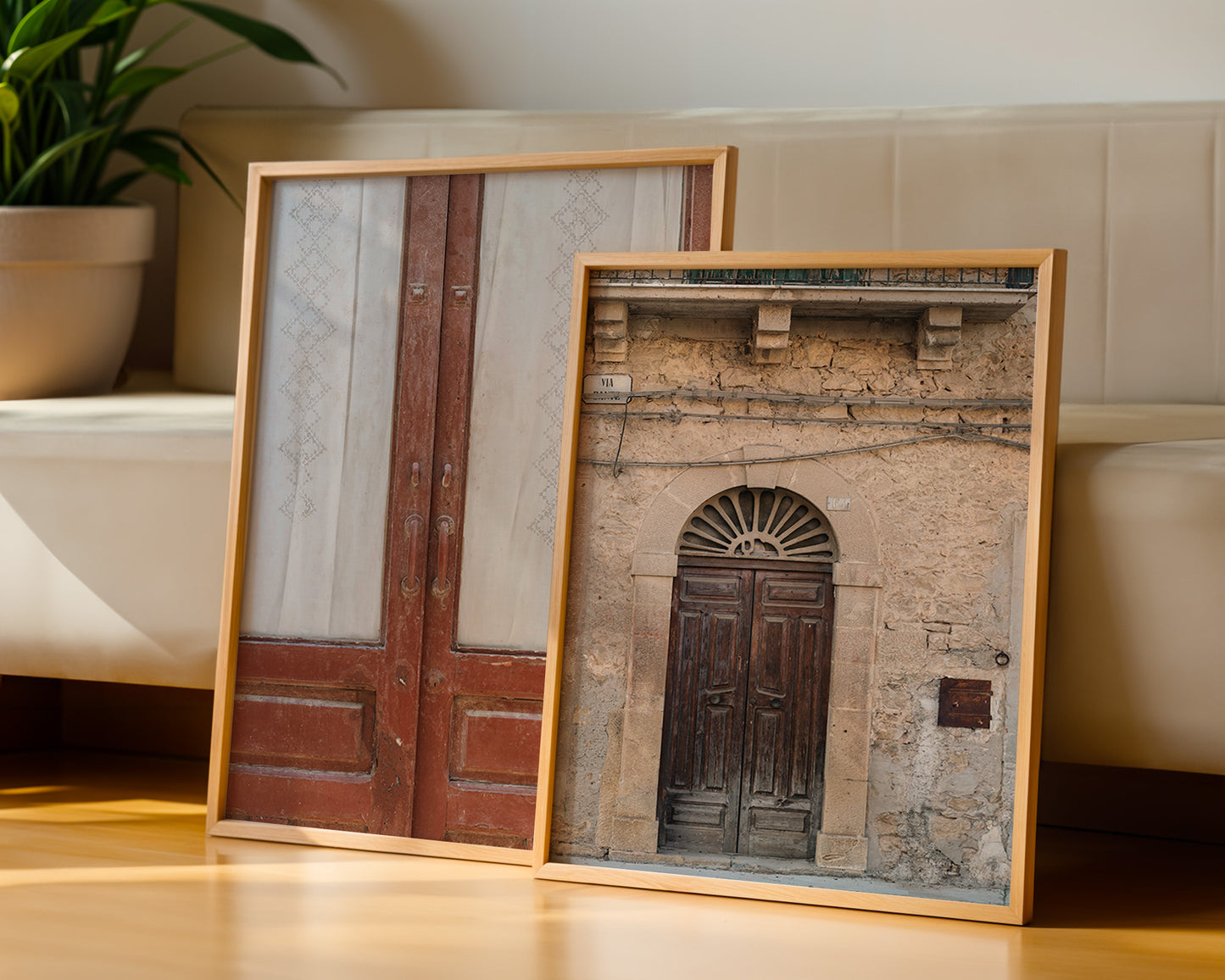Ancient Doors of Sicily, Set of 2 Digital Download Photos