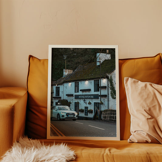 Printable Vintage Pub, Mother Shipton Inn,  Digital Download