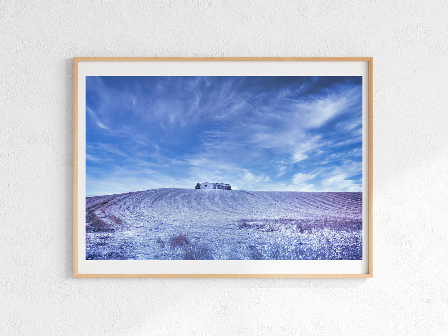 Abandoned House in Sicilian Wheat Field, Digital Download Wall Art