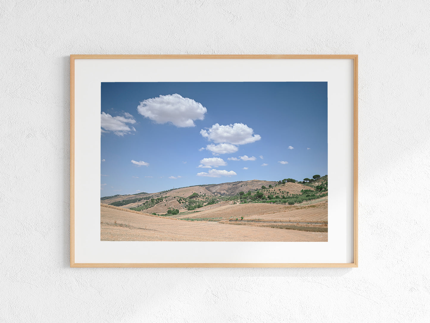 Beautiful Landscape Photo of Sicily Summer Countryside in Italy, Digital Download